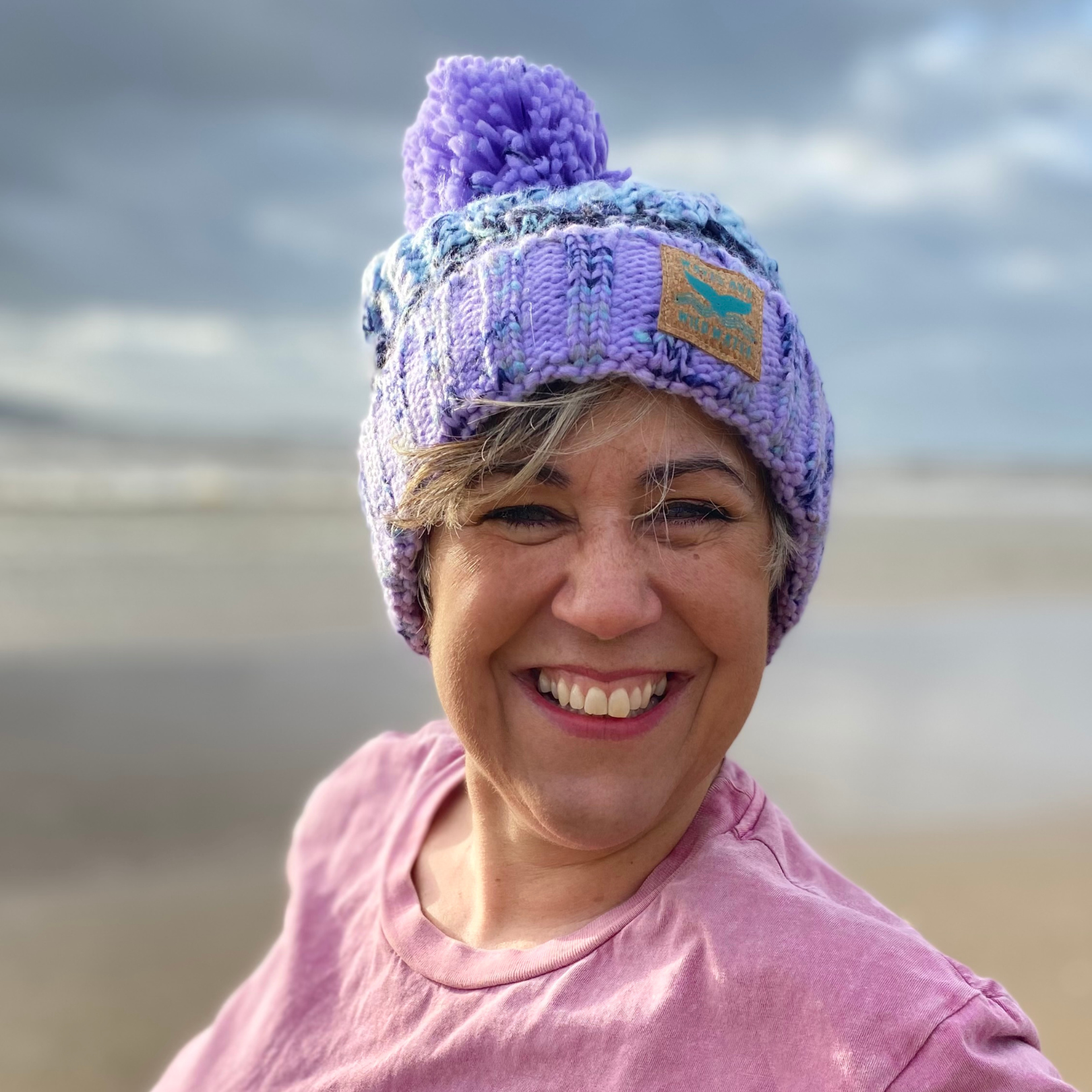 Knitted Beanie - Lilac Cove – WAVES & WILD WATER