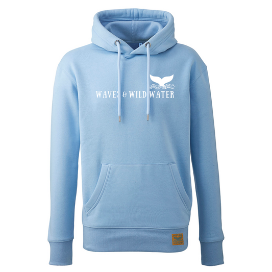 We love this new Beach Hut Hoodie in sky blue. Exclusively from Waves and Wild Water, it is the perfect accessory for all our coastal adventures.