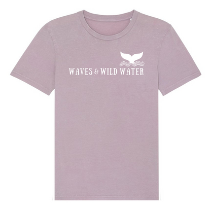 Step into the dreamy embrace of our Lilac Cove t-shirt, made from 100% organic cotton and hand-dyed for that one-of-a-kind vintage vibe. Perfect for sea lovers and wild water enthusiasts.